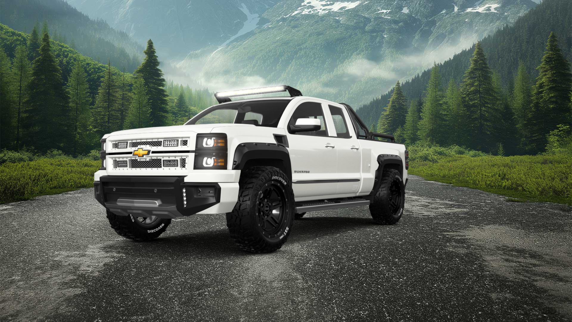 Chevrolet Silverado 1500 6.5 ft box 4 Door pickup truck 2014