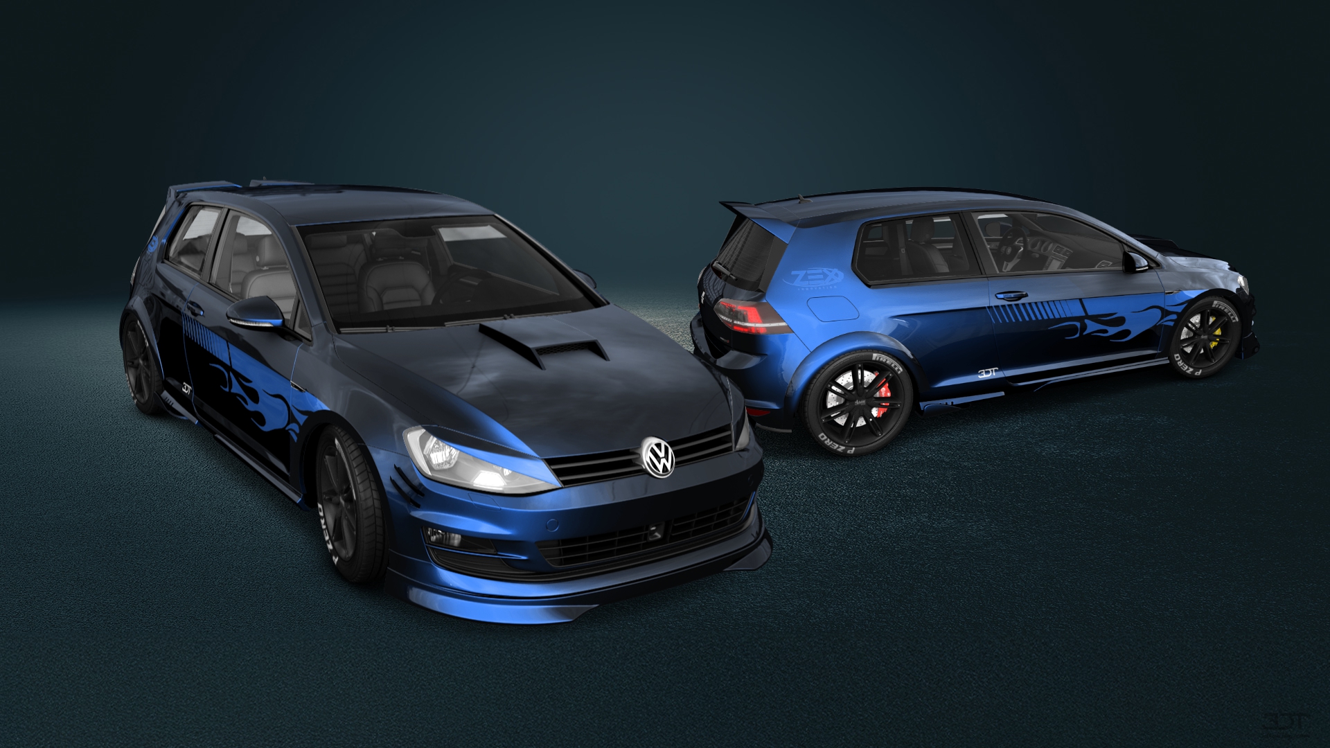 Volkswagen Golf 7 3 Door Hatchback 2013 tuning