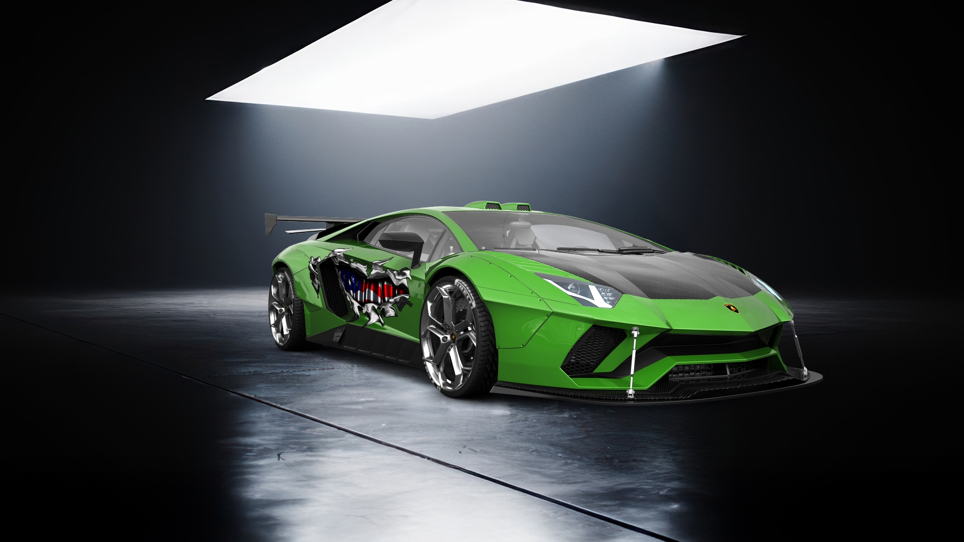 Lamborghini Aventador 2 Door Coupe 2012 tuning