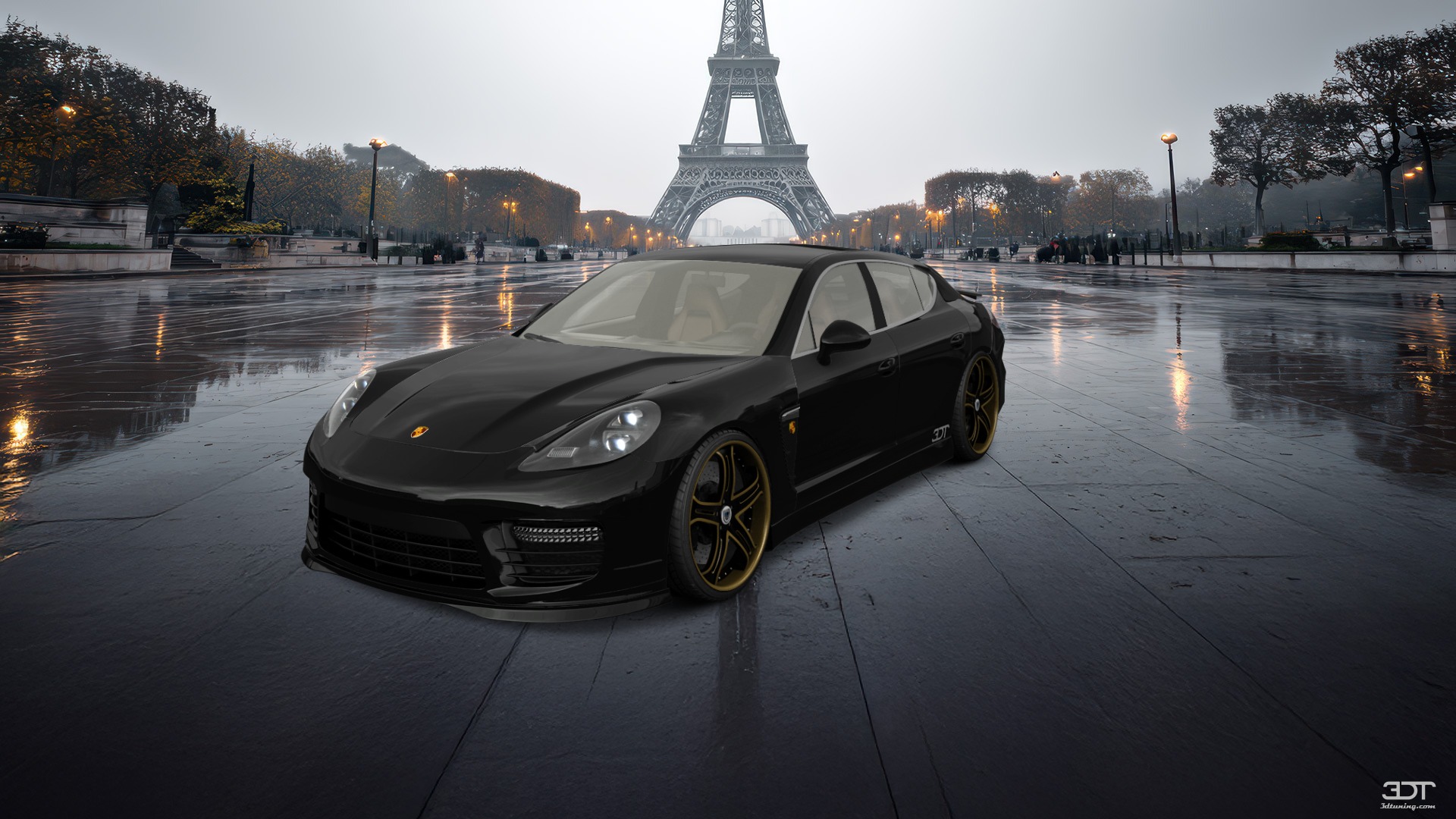 Porsche Panamera 4 door fastback saloon 2011 tuning