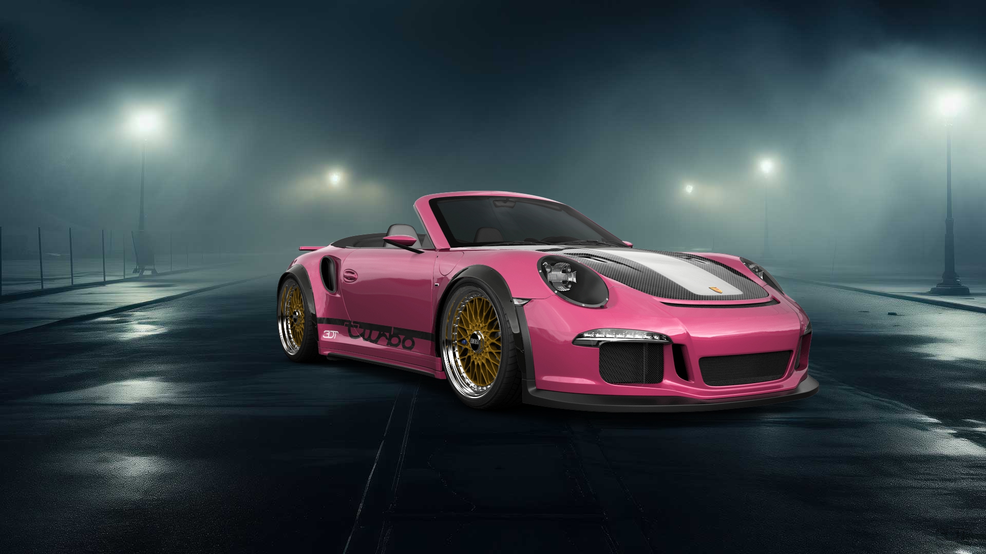 Porsche 911 Turbo S 2 Door Convertible 2014 tuning