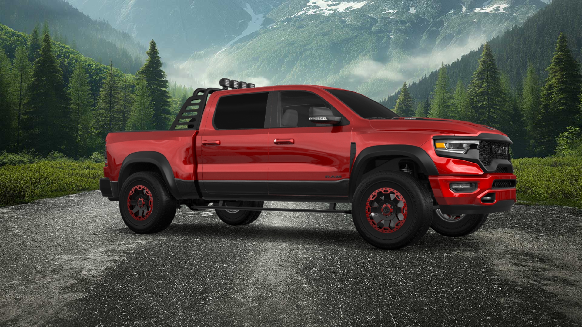 Dodge Ram 1500 TRX 4 Door pickup truck 2021