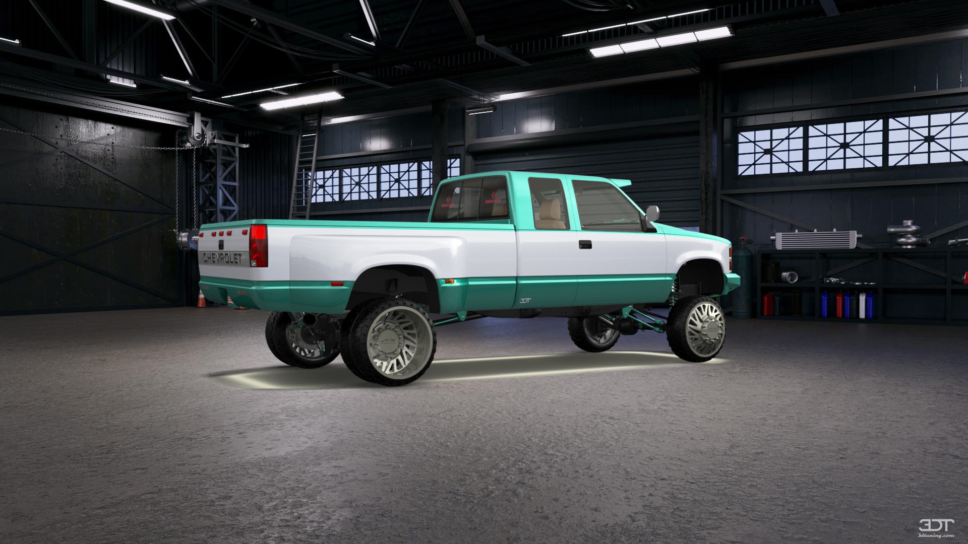 Chevrolet K3500 Extended Cab Pickup Truck 1988