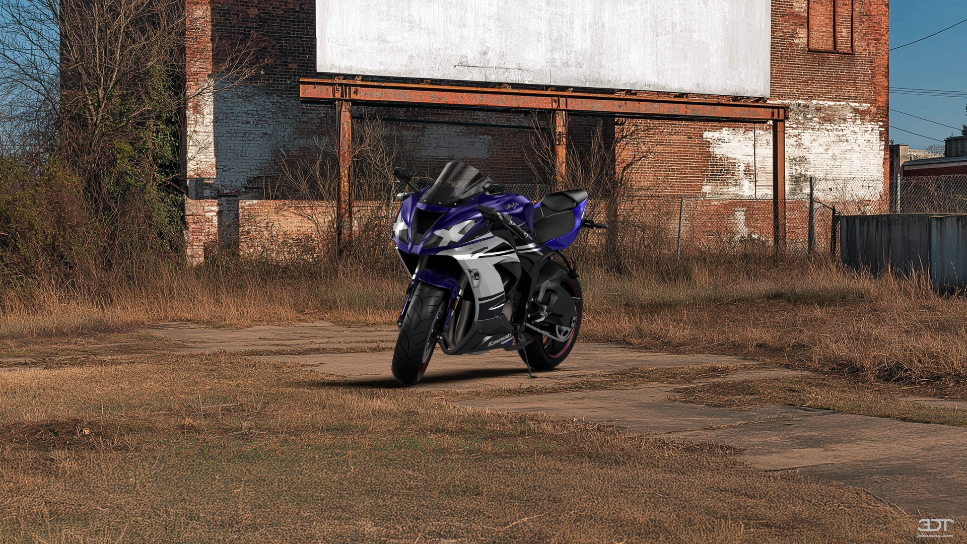 Tuning Kawasaki Ninja ZX 6R Sport Bike 2015