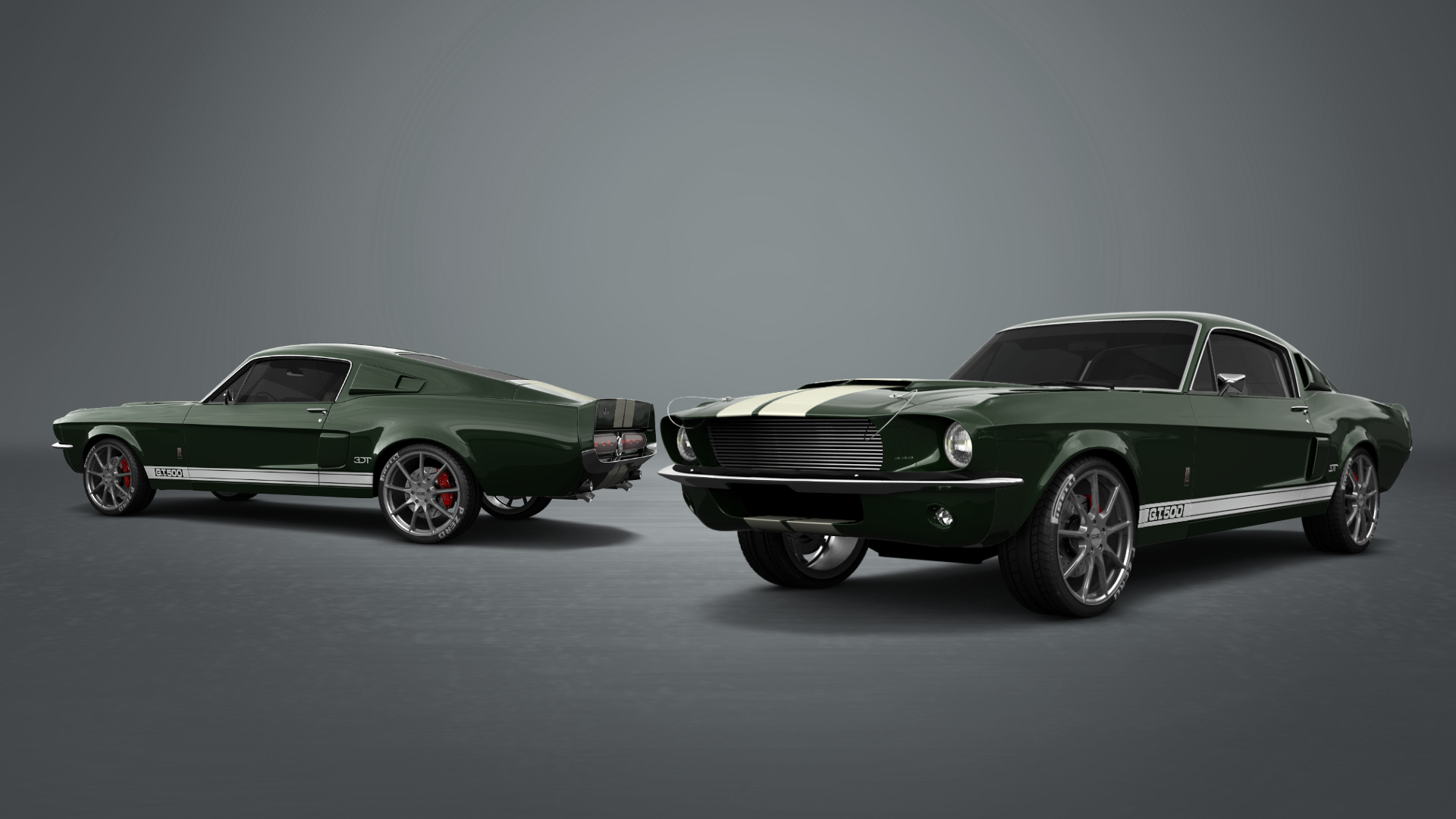 Mustang GT500 2 Door Coupe 1968 tuning