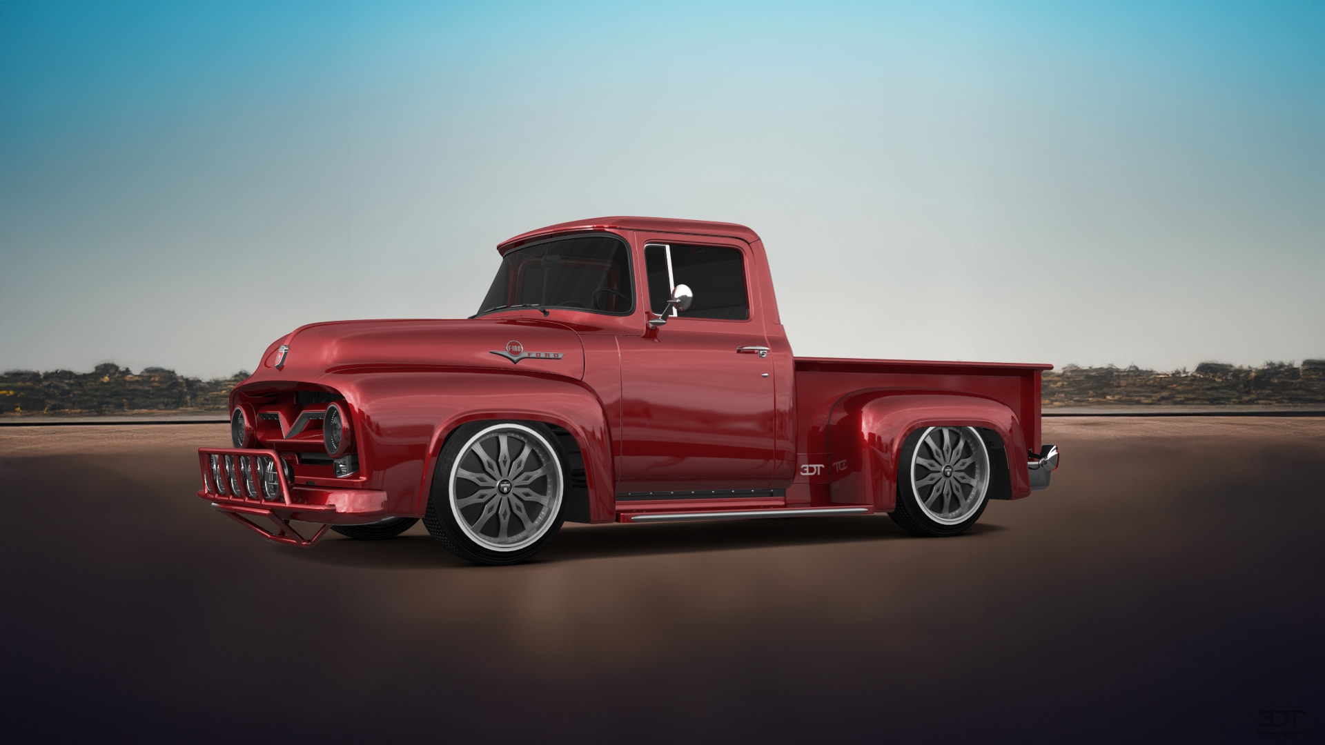 Ford F-100 2 Door truck 1956 tuning