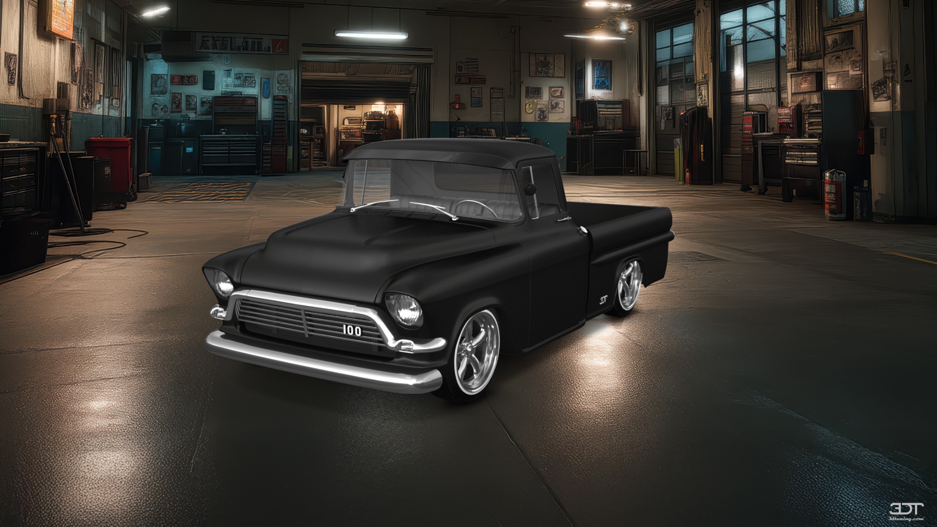 GMC 100 Stepside 2 Door pickup truck 1957 tuning