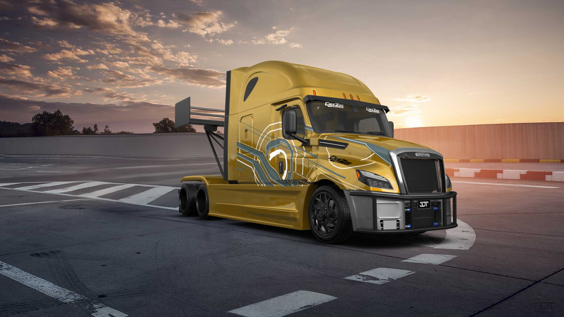 Freightliner Cascadia Sleeper Cab Truck 2018 tuning