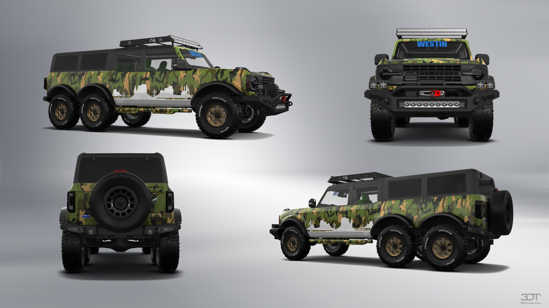 Ford Bronco 6X6 4 Door pickup truck 2021 tuning