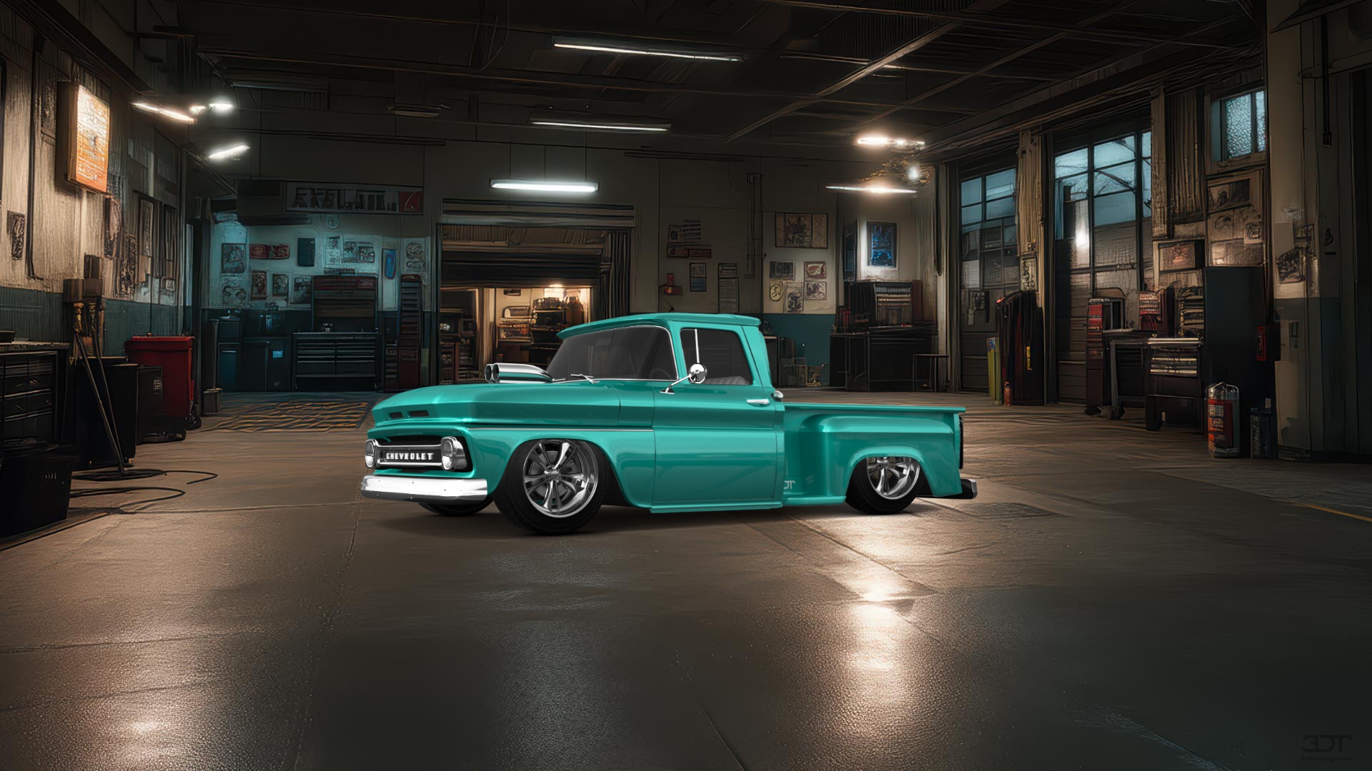 Chevrolet C-10 Stepside 2 Door pickup truck 1963 tuning
