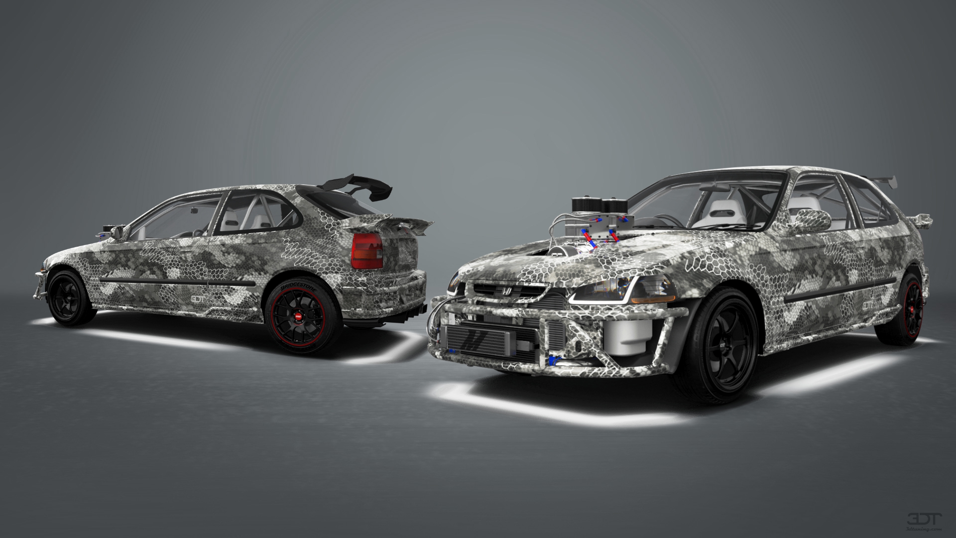 Honda Civic 3 Door Hatchback 1997 tuning