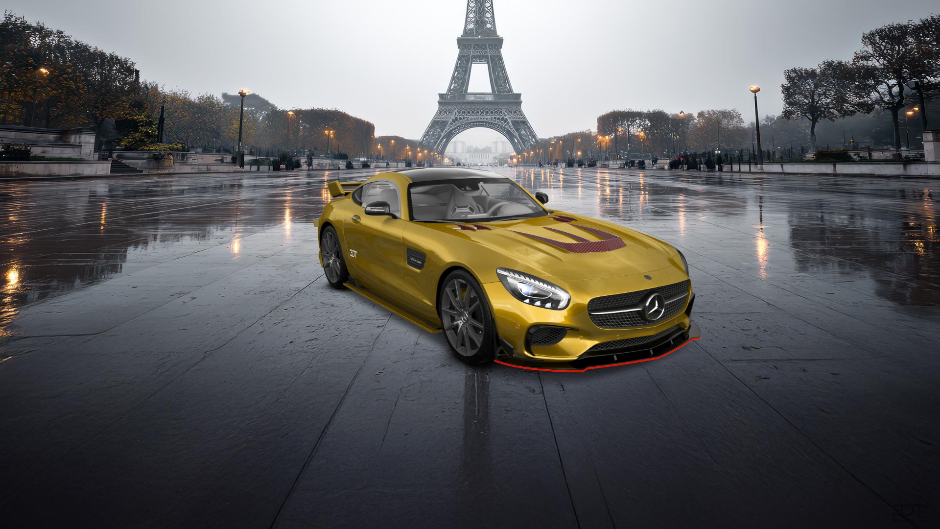 Mercedes AMG GT 2 door fastback coupe 2015 tuning
