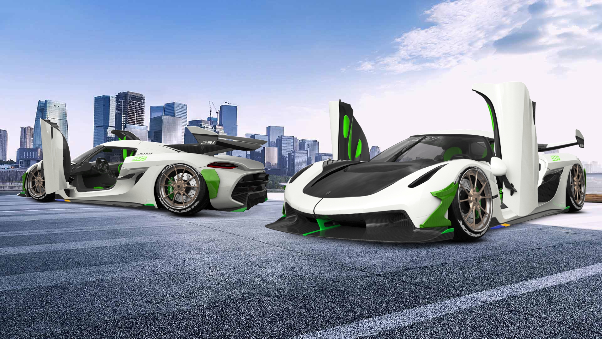 Koenigsegg Jesko 2 door targa top 2020