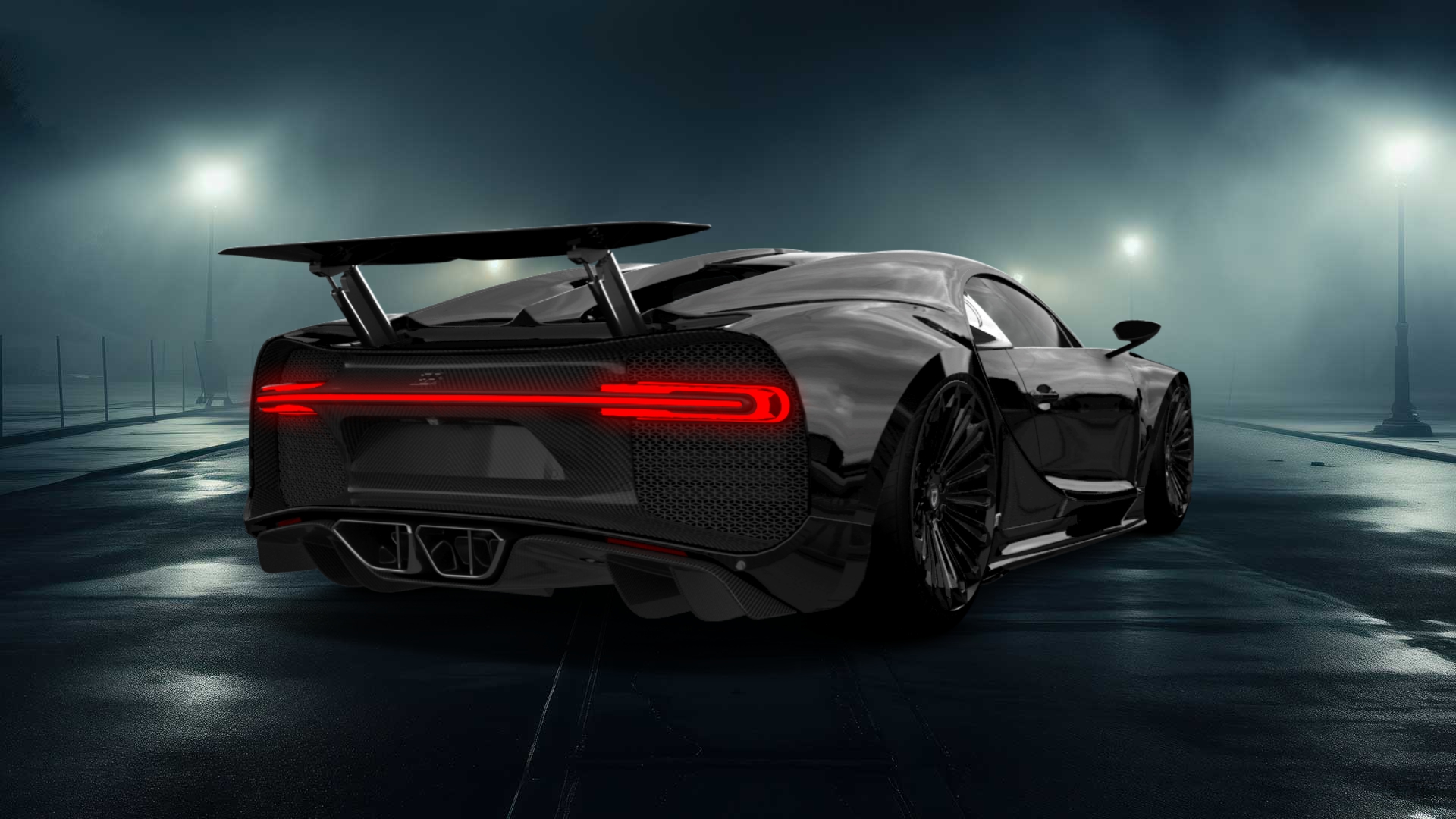 Bugatti Chiron 2 Door Coupe 2016 tuning