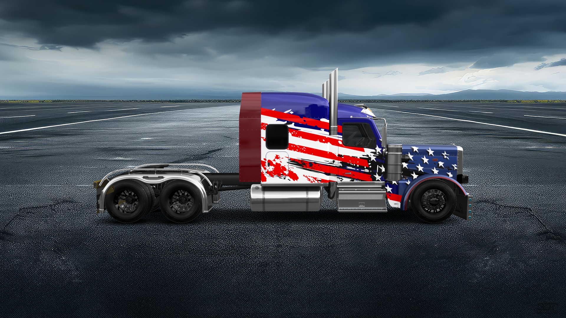 Peterbilt 589 Sleeper Cab Truck 2024 tuning