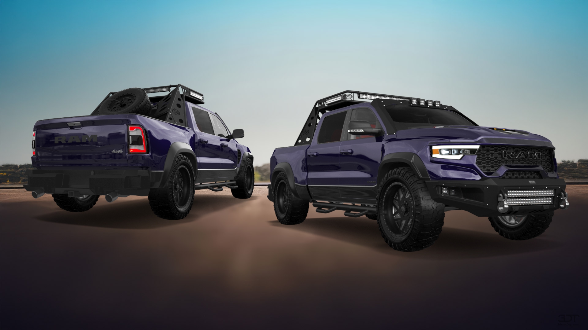 Dodge Ram 1500 TRX 4 Door pickup truck 2021 tuning