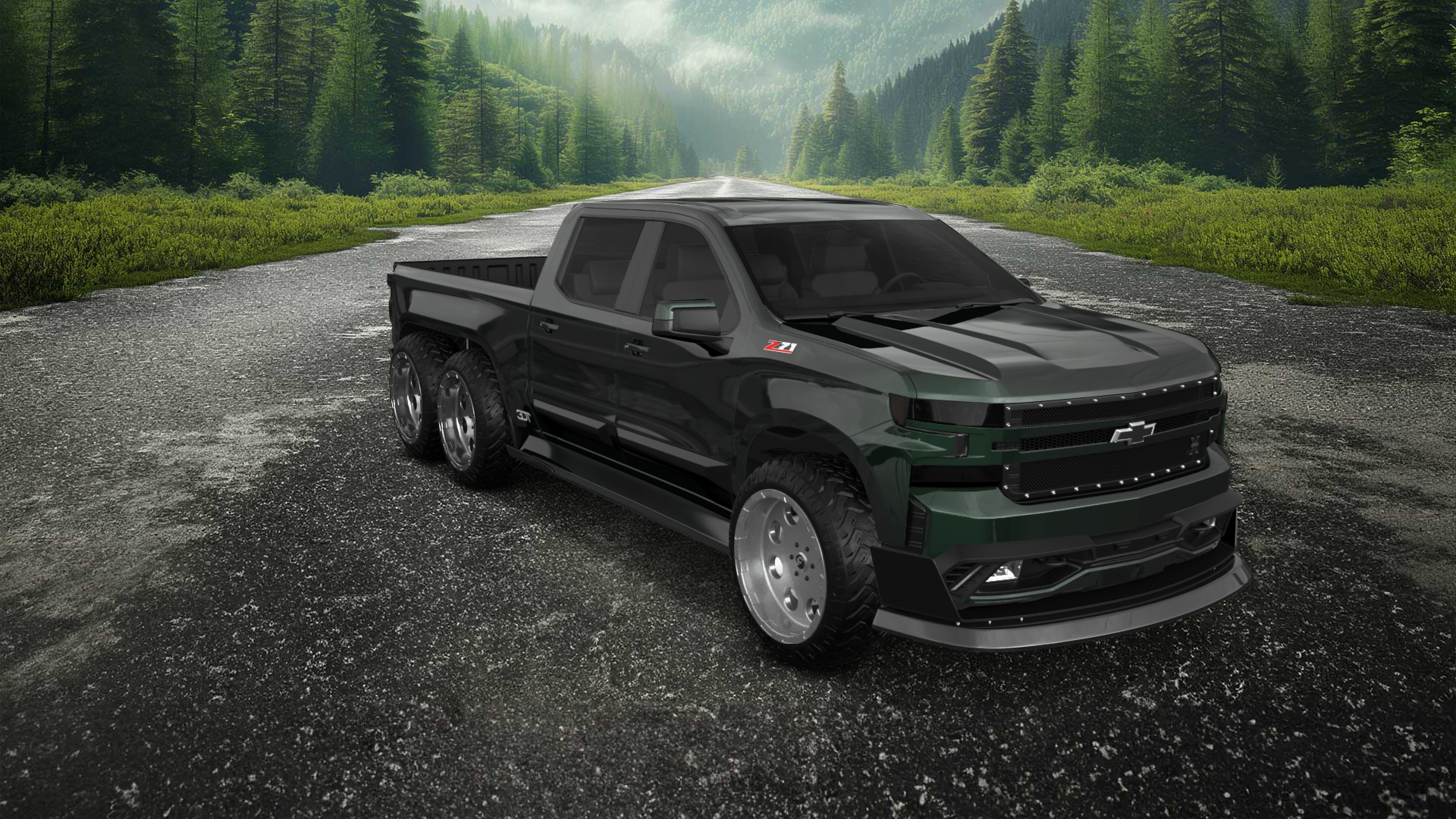 Chevrolet Silverado Hennessey Goliath 6X6 Truck 2020 tuning