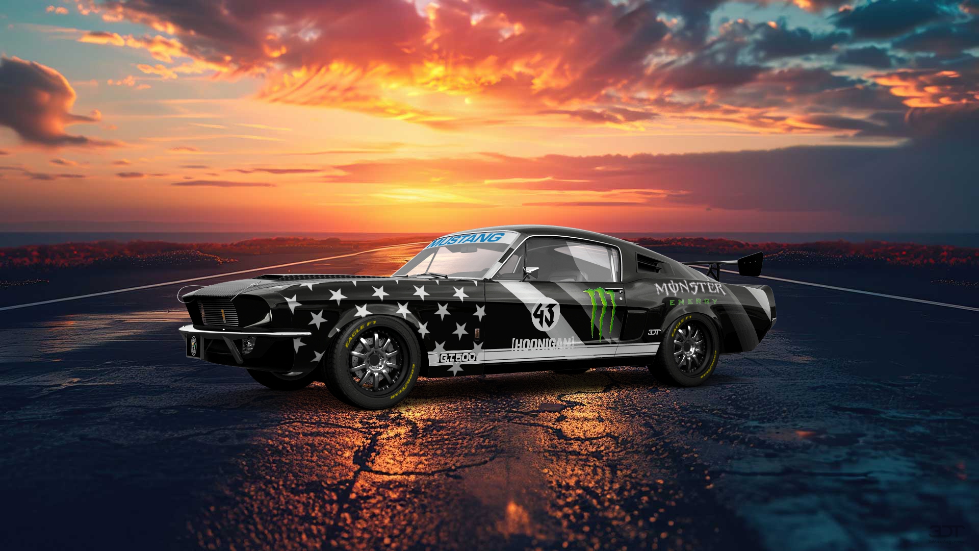 Mustang GT500 2 Door Coupe 1968 tuning