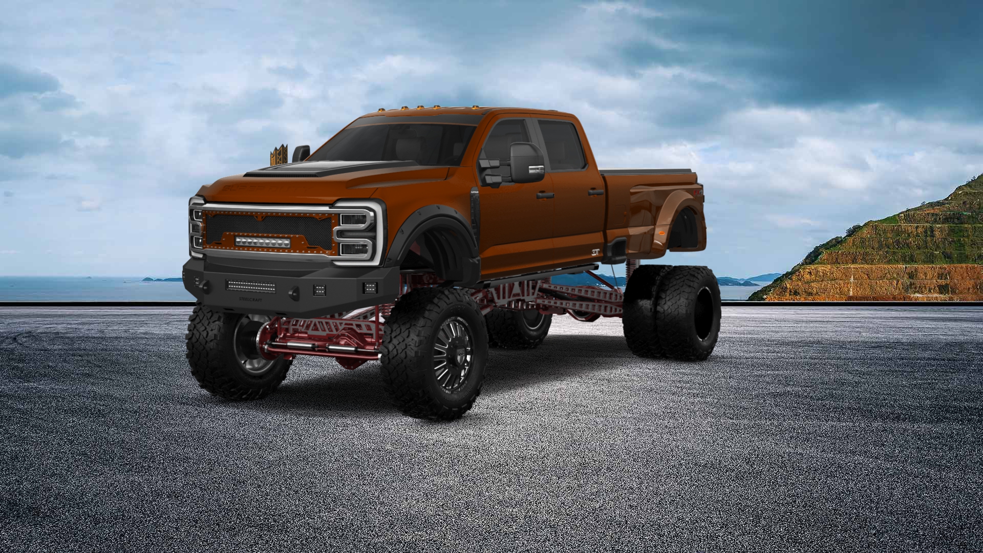 Ford F-350 DRW Crew Cab 4 Door pickup truck 2023 tuning