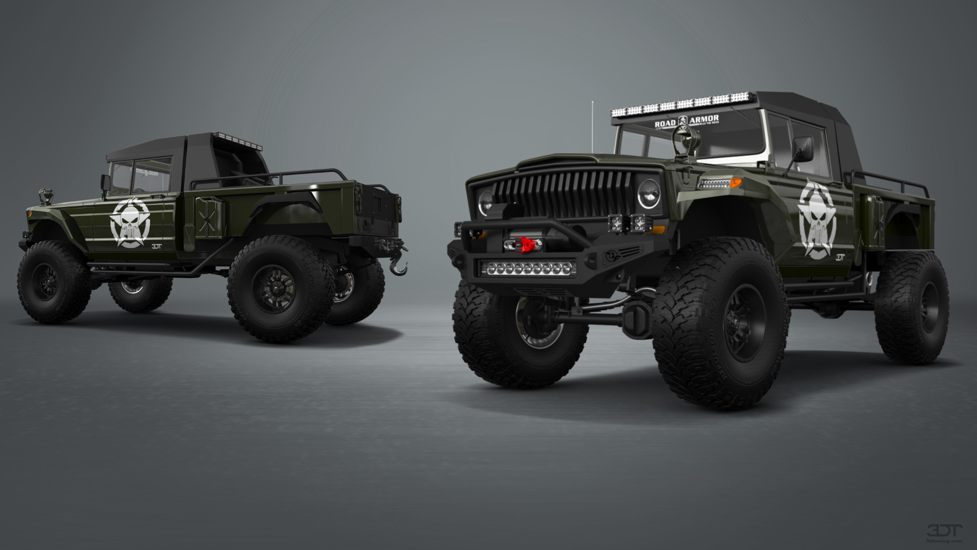 Jeep Kaiser M715 2 Door pickup truck 1968 tuning