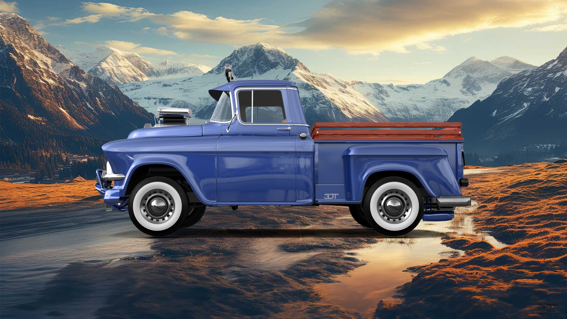 GMC 100 Stepside 2 Door pickup truck 1957 tuning