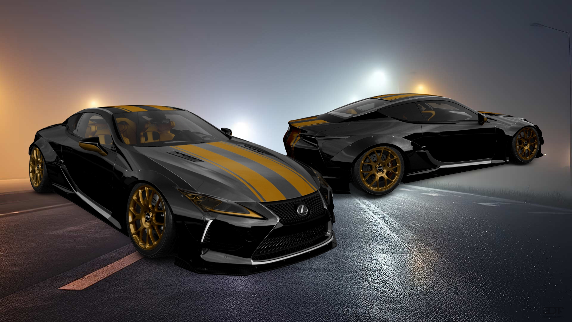 Lexus LC500 2 door fastback coupe 2017 tuning