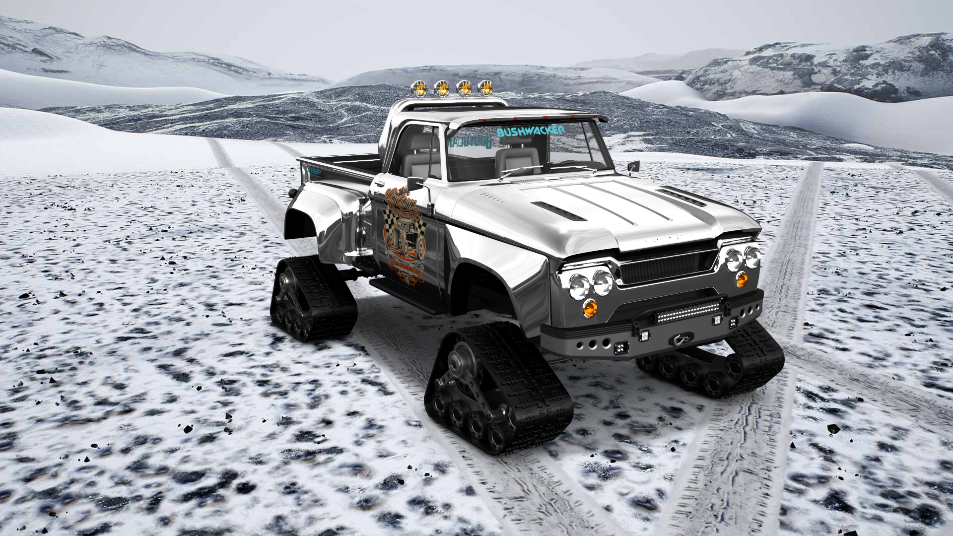 Dodge D-100 Stepside 2 Door pickup truck 1961 tuning