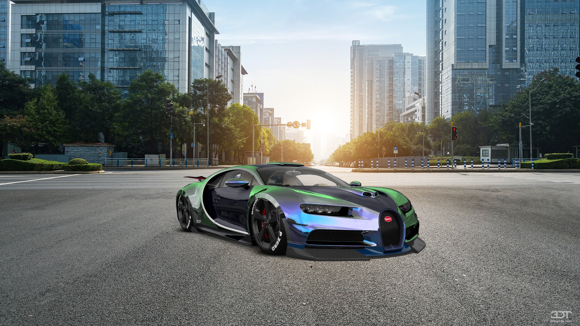 Bugatti Chiron 2 Door Coupe 2016 tuning