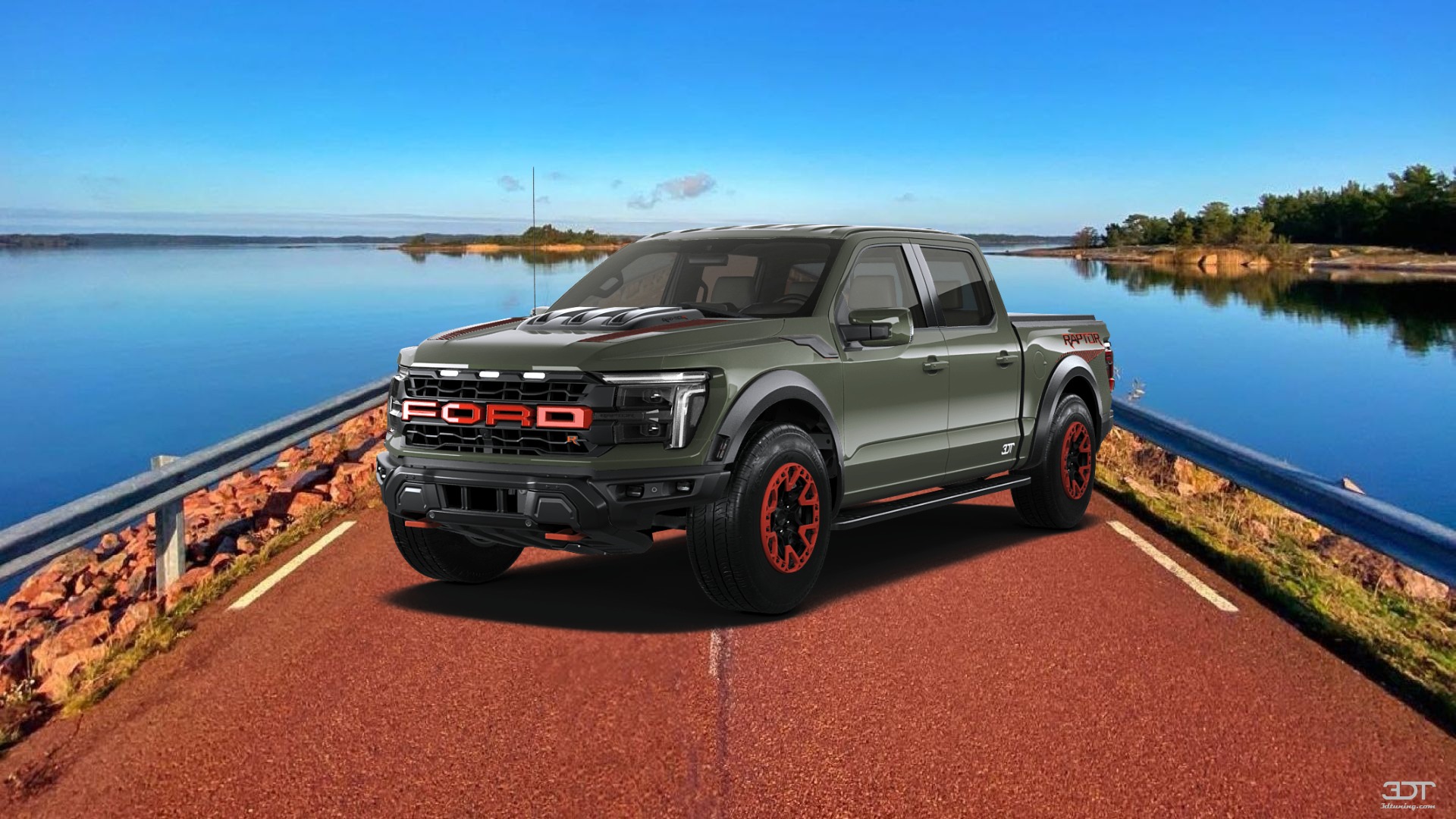 Ford F-150 Raptor 4 Door pickup truck 2024 tuning
