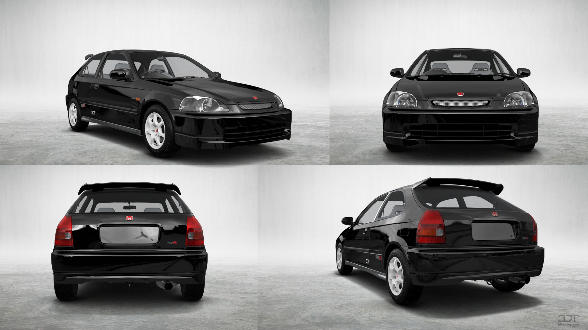 Honda Civic 3 Door Hatchback 1997 tuning