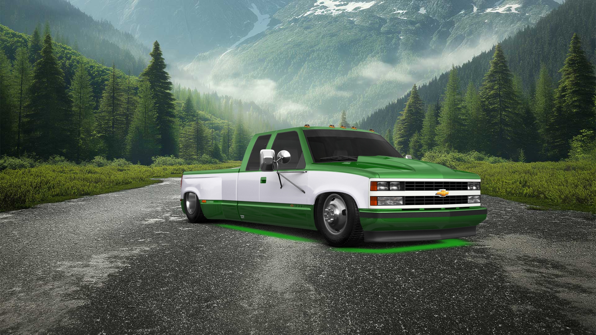 Chevrolet K3500 Extended Cab Pickup Truck 1988