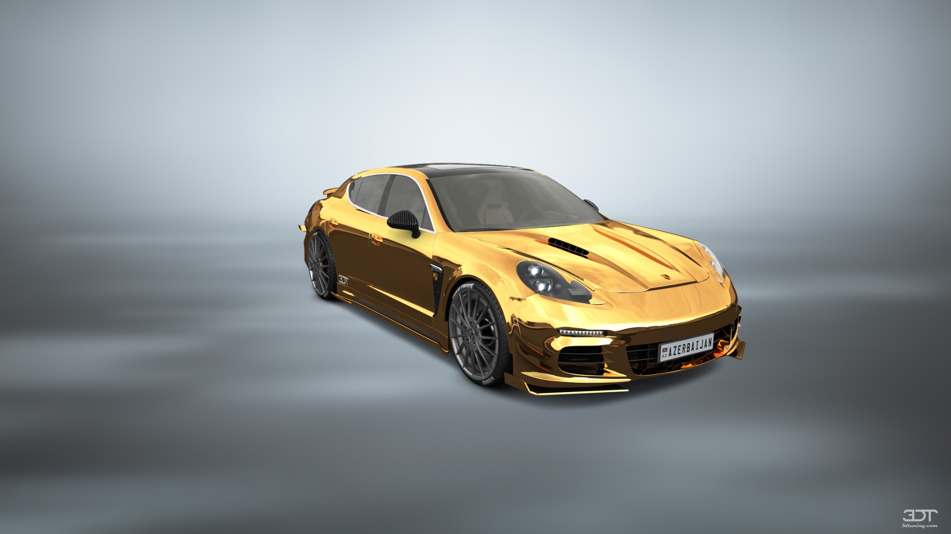 Porsche Panamera 4 door fastback saloon 2011