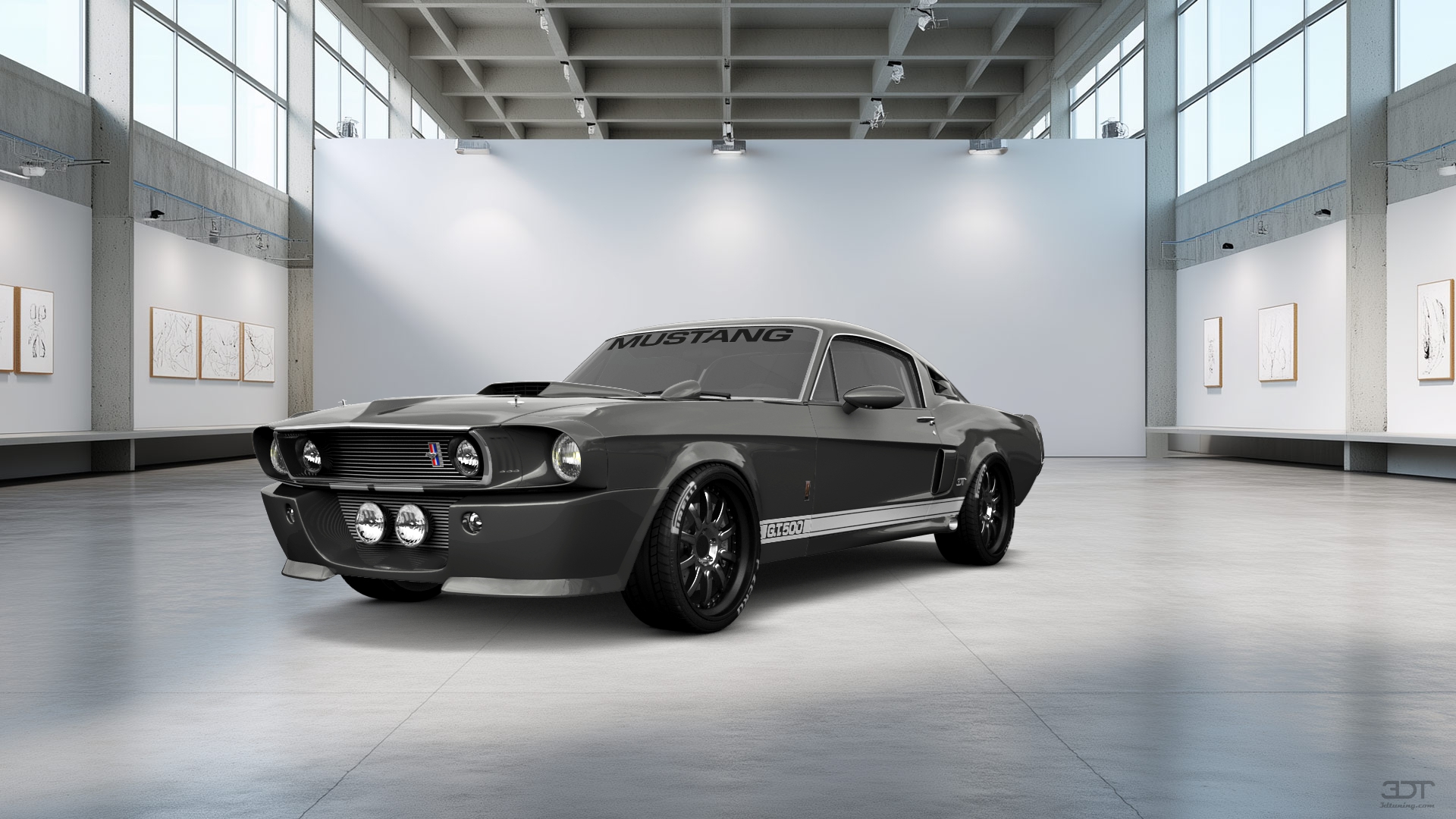 Mustang GT500 2 Door Coupe 1968 tuning
