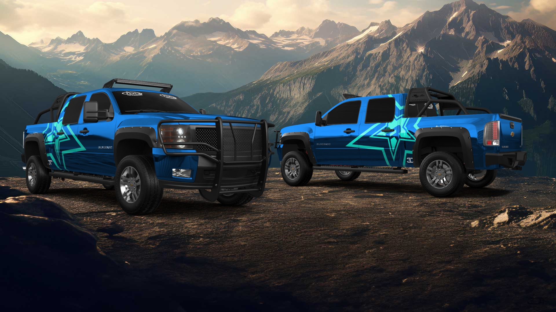 Chevrolet Silverado 1500 Crew Cab 4 Door pickup truck 2007 tuning