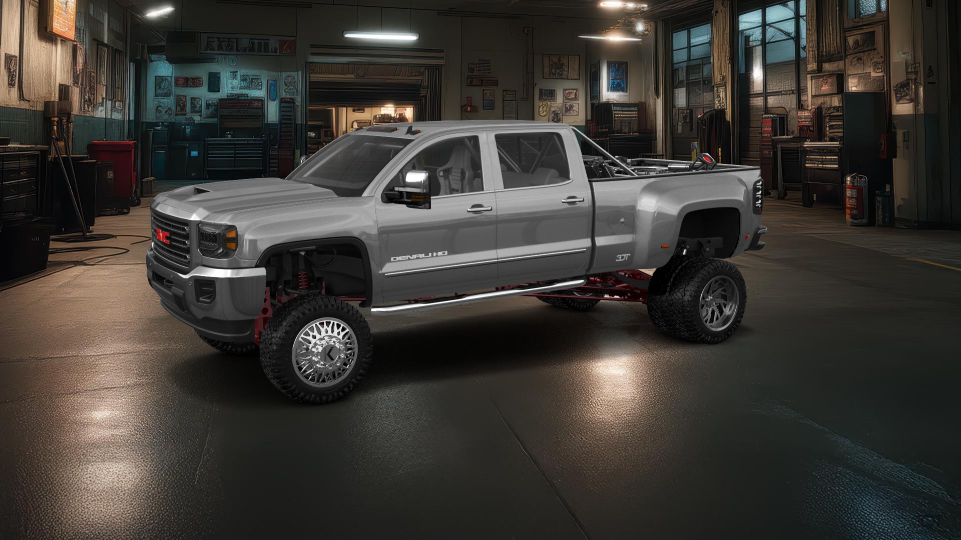 GMC Sierra 3500 HD Crew Cab 4 Door pickup truck 2015 tuning