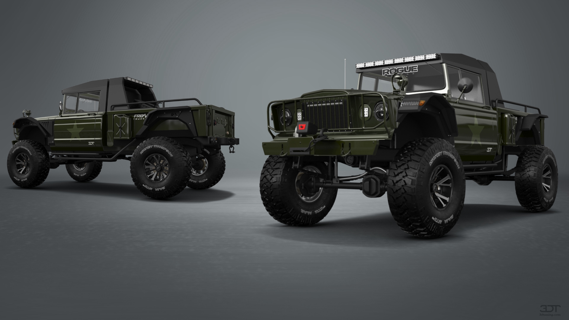 Jeep Kaiser M715 2 Door pickup truck 1968 tuning