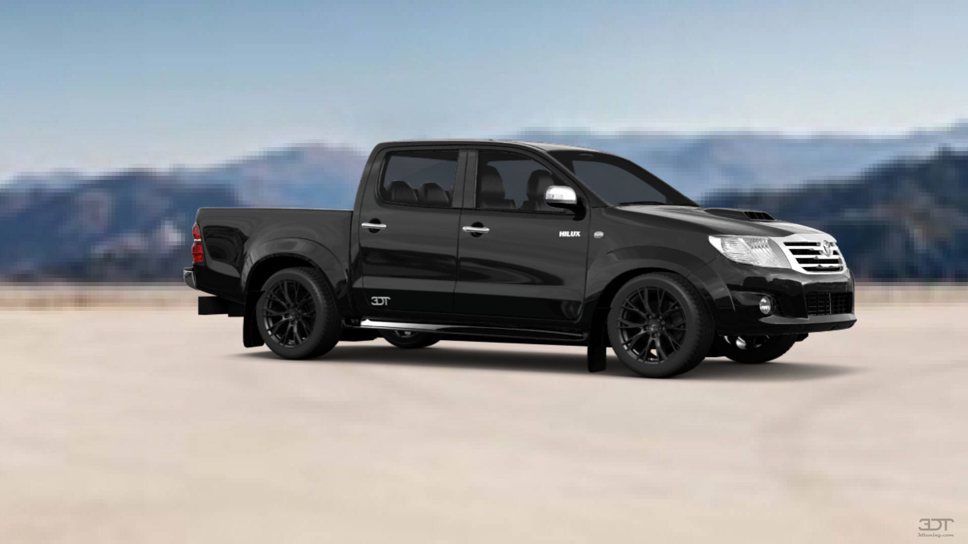 Toyota Hilux 4 Door pickup truck 2012 tuning