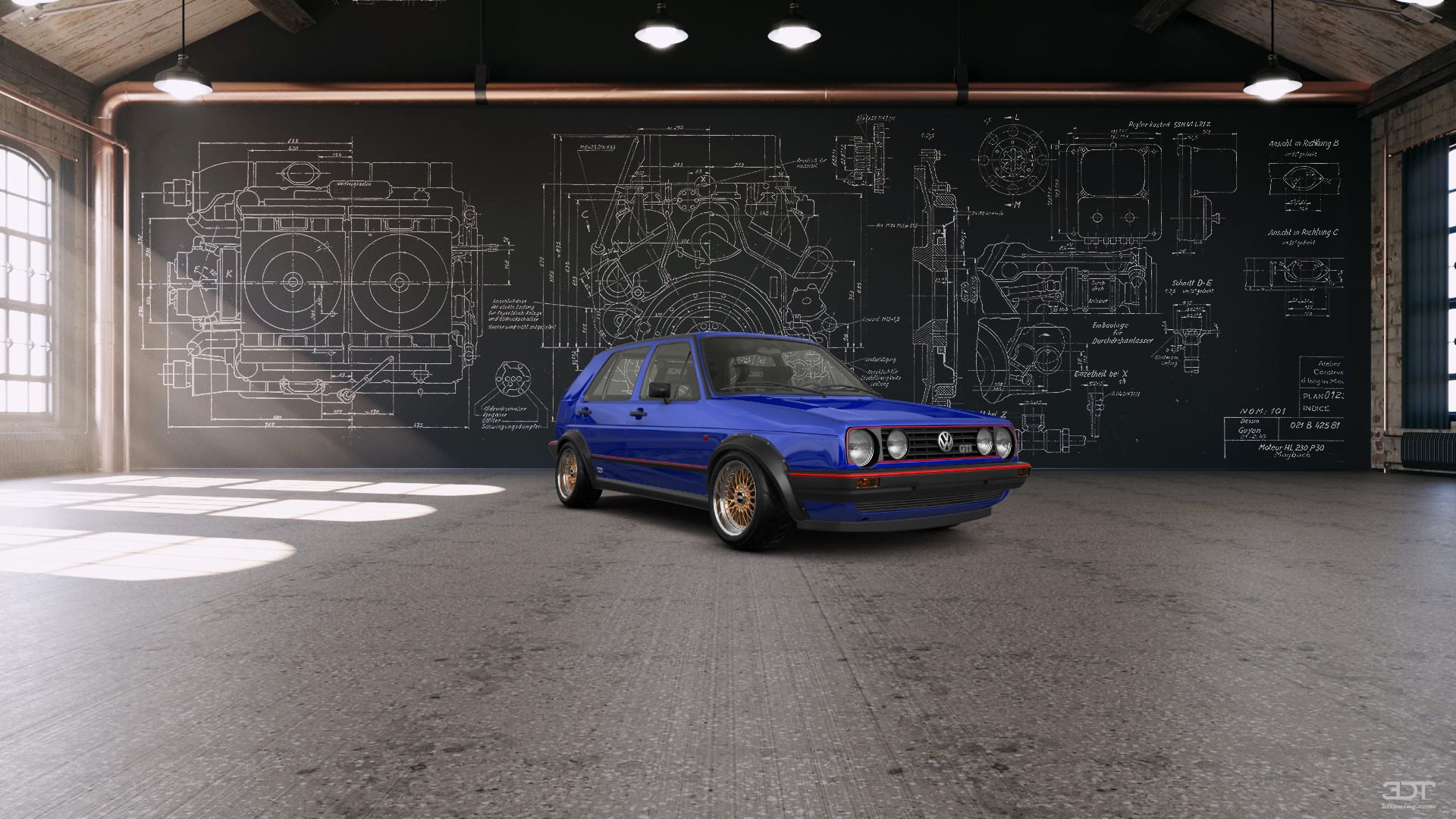 Volkswagen Golf Mk2 5 Door Hatchback 1983 tuning