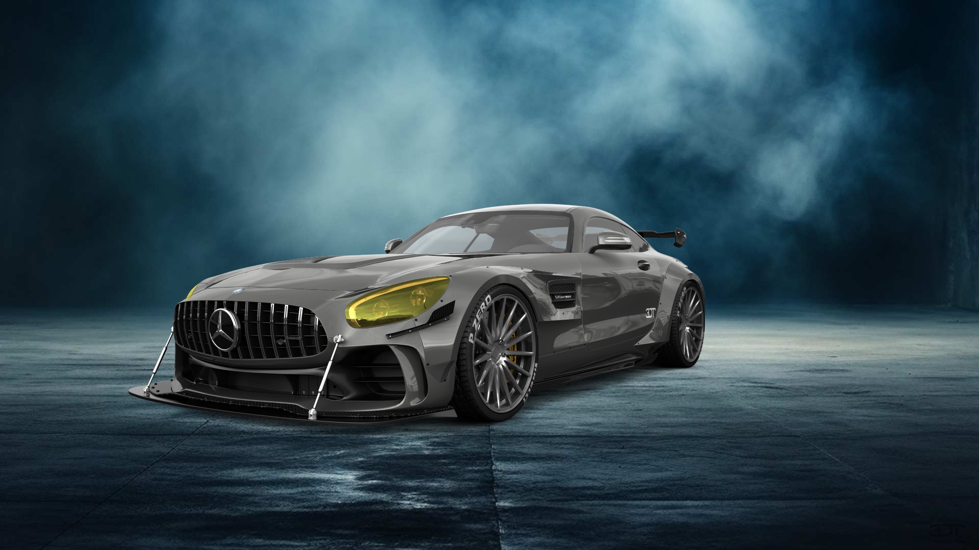 Mercedes AMG GT 2 door fastback coupe 2016 tuning