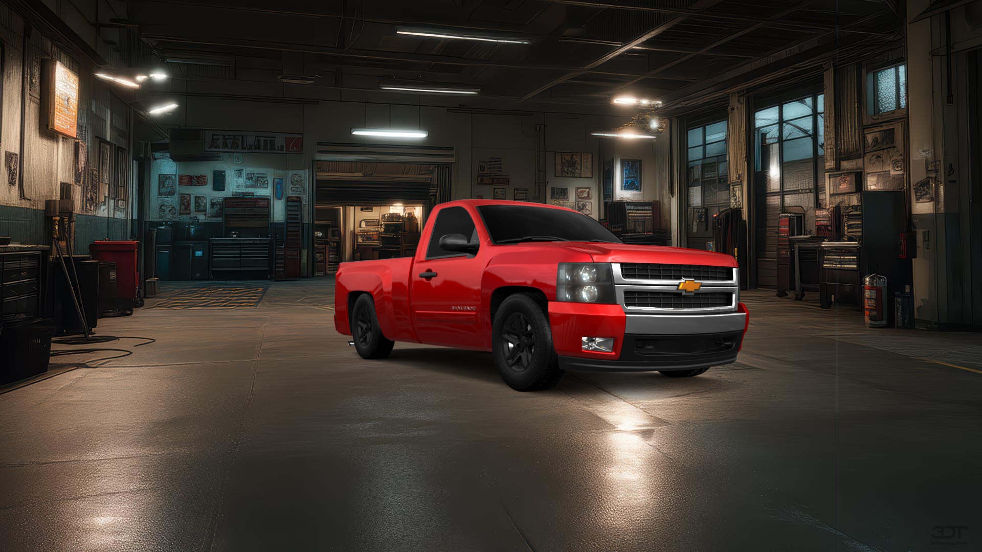 Chevrolet Silverado 1500 6.6 box Truck 2007 tuning