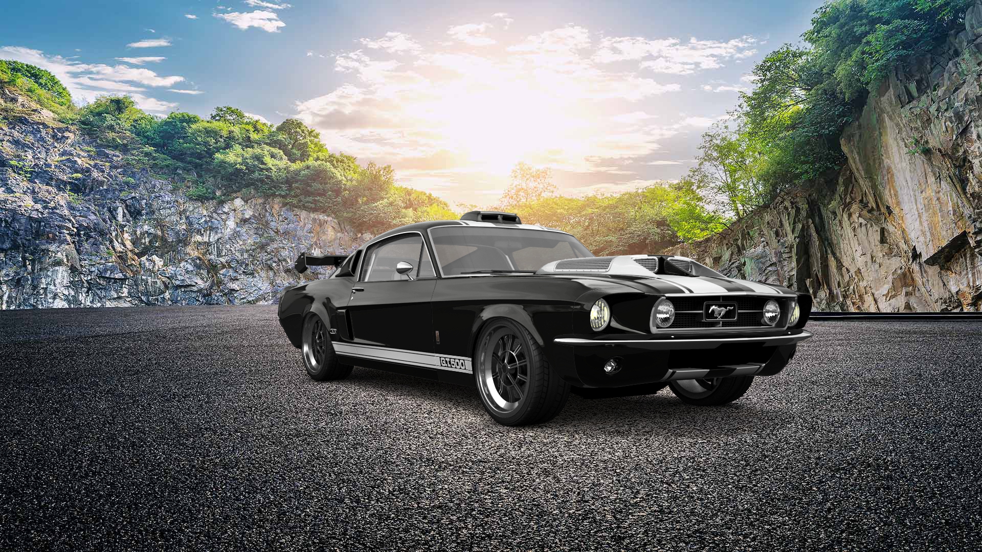 Mustang GT500 2 Door Coupe 1968