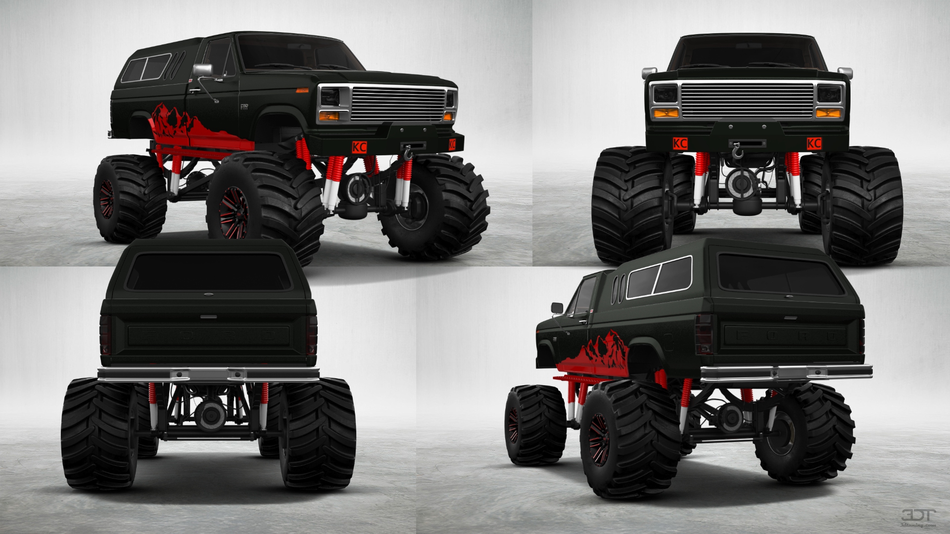 Ford F-150 2 Door pickup truck 1986 tuning