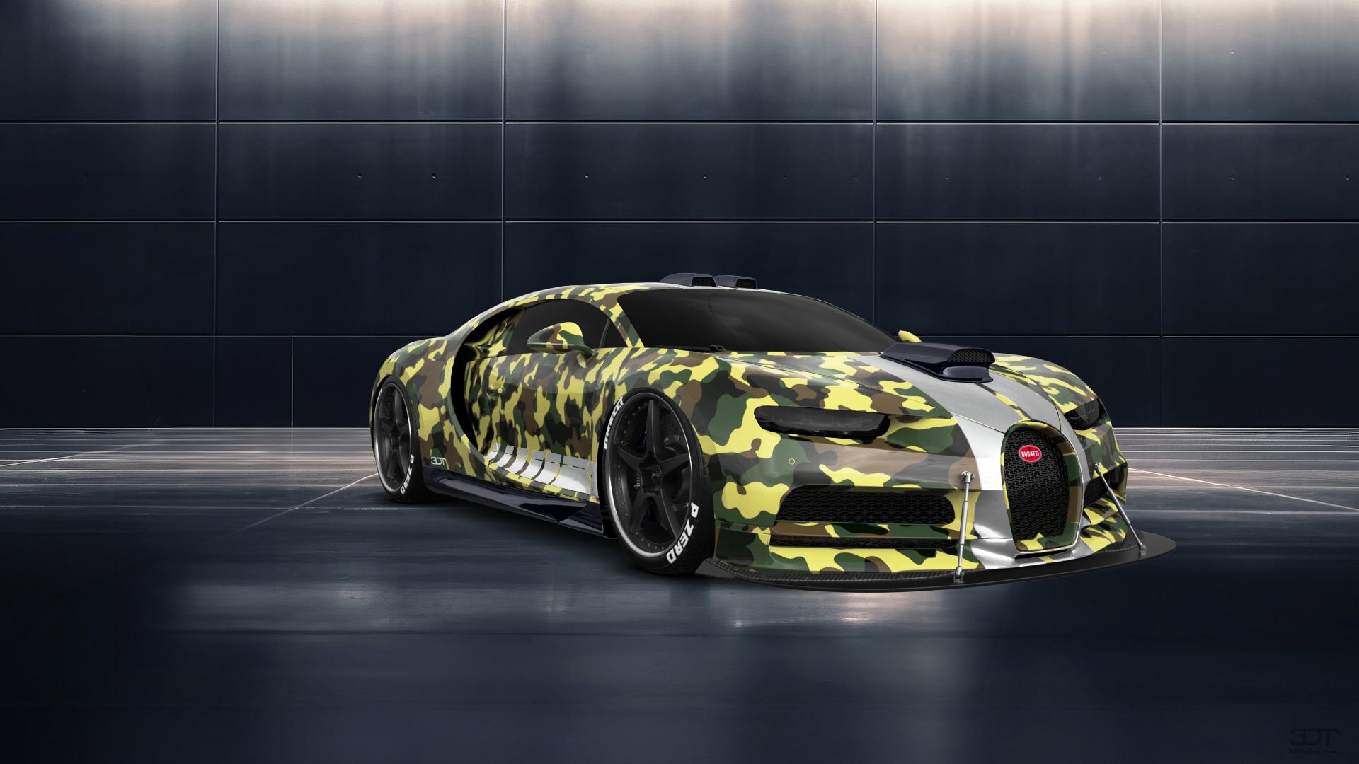 Bugatti Chiron 2 Door Coupe 2016 tuning