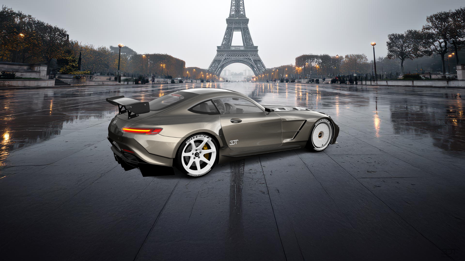 Mercedes AMG GT 2 door fastback coupe 2015 tuning