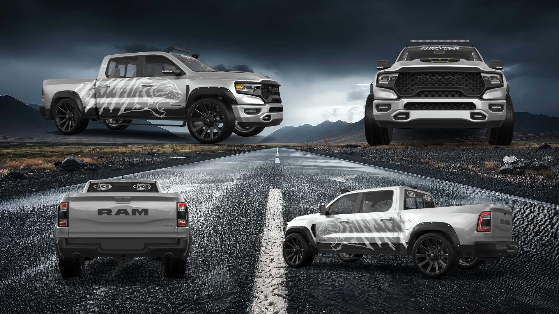 Dodge Ram 1500 TRX 4 Door pickup truck 2021 tuning