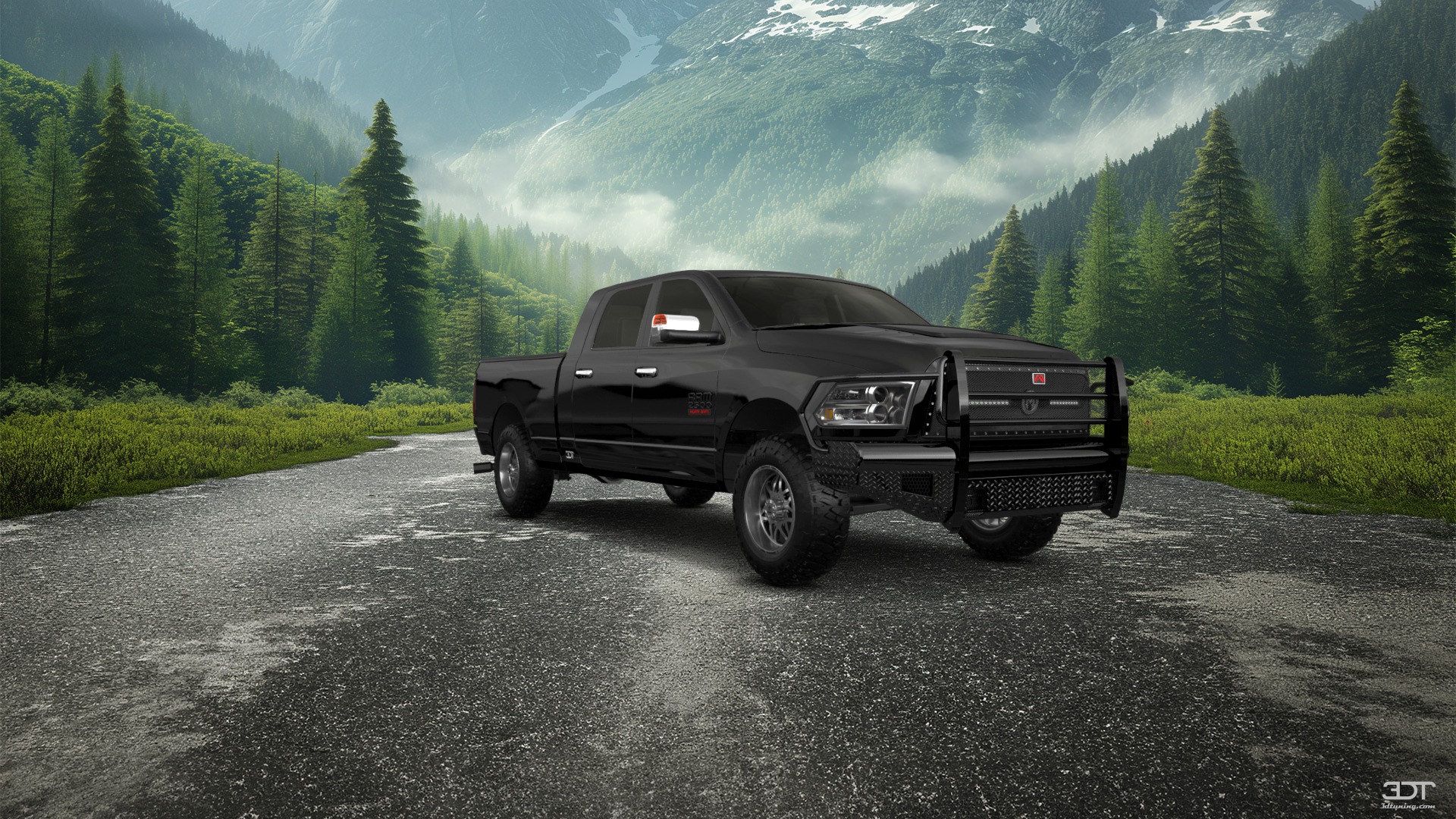Dodge Ram 2500 Mega Cab 6.4 ft box 4 Door pickup truck 2010 tuning