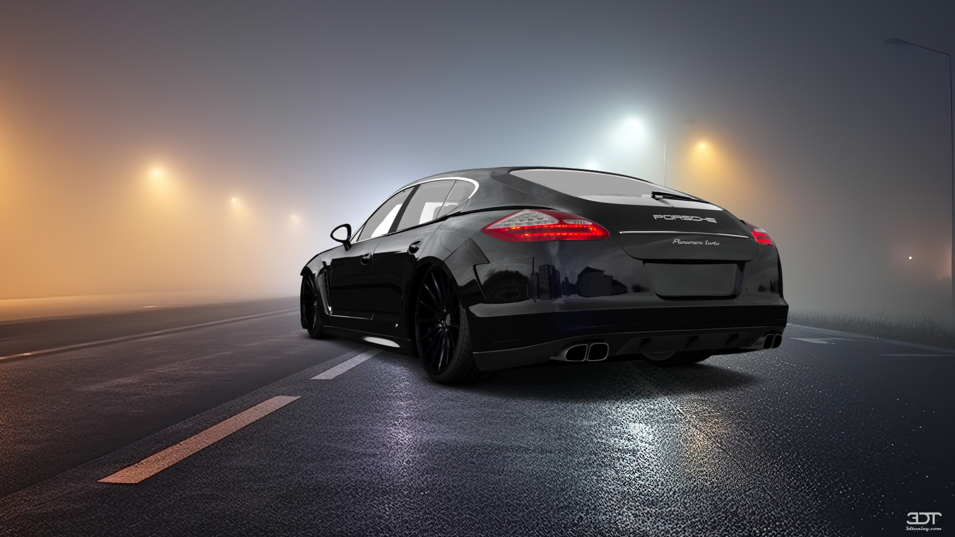 Porsche Panamera 4 door fastback saloon 2011