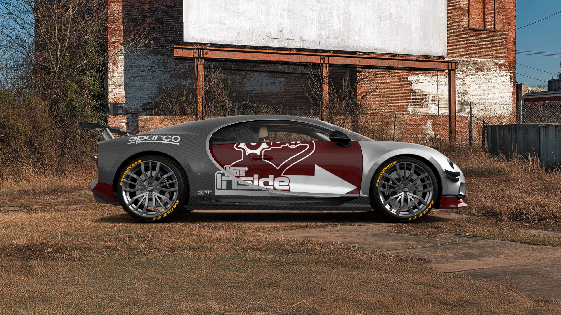 Bugatti Chiron 2 Door Coupe 2016 tuning