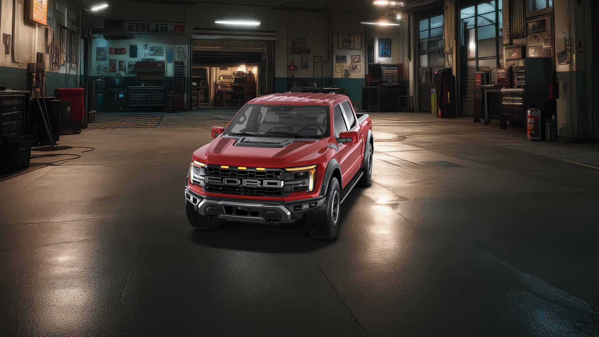 Ford F-150 Raptor 4 Door pickup truck 2024 tuning