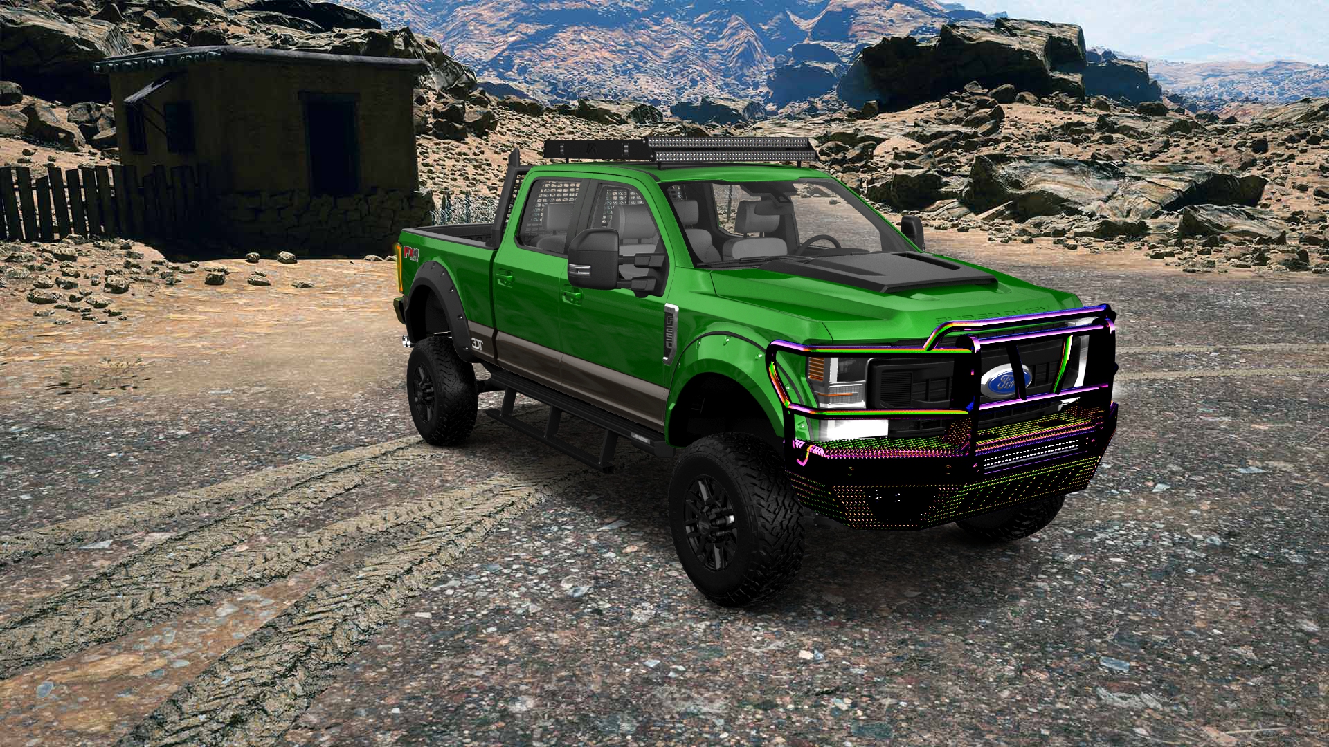 Ford F-250 4 Door pickup truck 2021 tuning